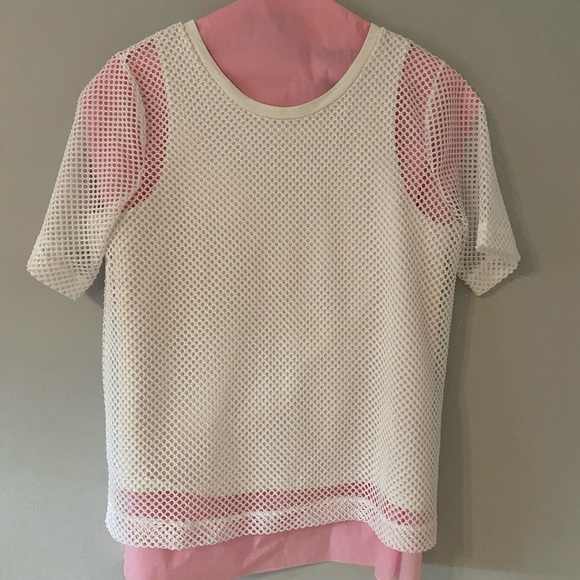 Banana Republic white mesh blouse - Picture 6 of 6